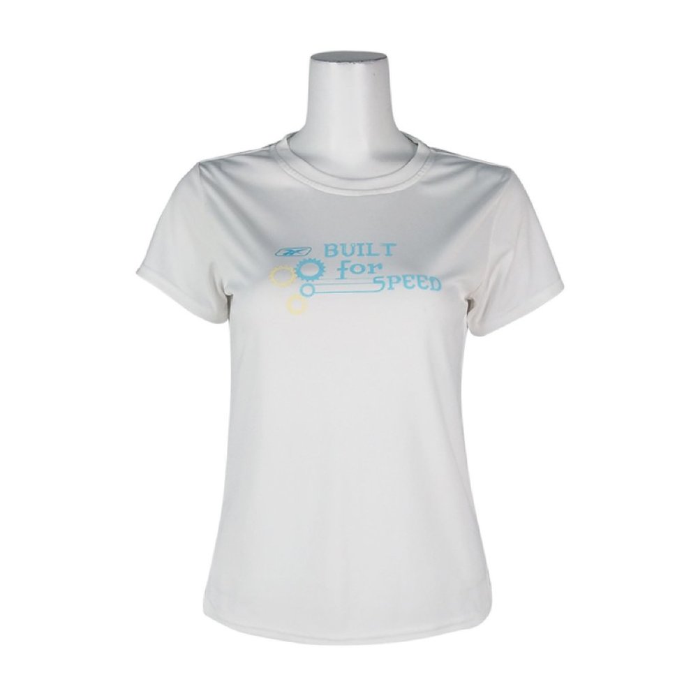 Rebook Blue Letter Printed T shirt